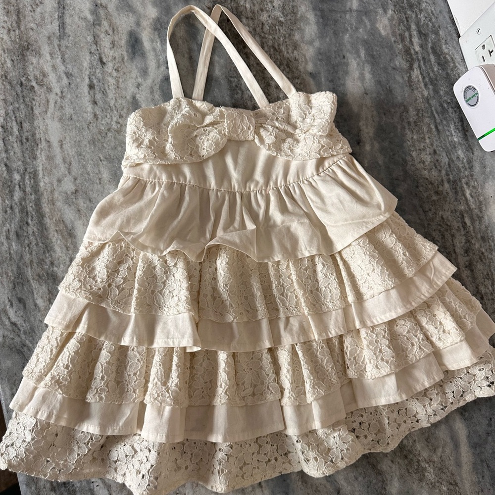 Cherokee Cream Textured Dress